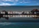 揭秘“蘑菇视频App”的魅力：从一开始我也没当回事到被深深吸引