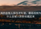 真的会有人现在才知道，蘑菇视频为什么会被人默默收藏起来