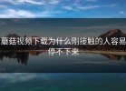 蘑菇视频下载为什么刚接触的人容易停不下来