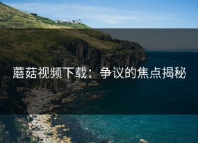 蘑菇视频下载：争议的焦点揭秘