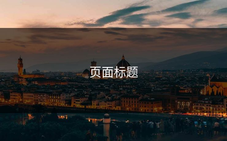 页面标题